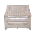 Cuna SWEET HOME 2 niveles con techo BEIGE